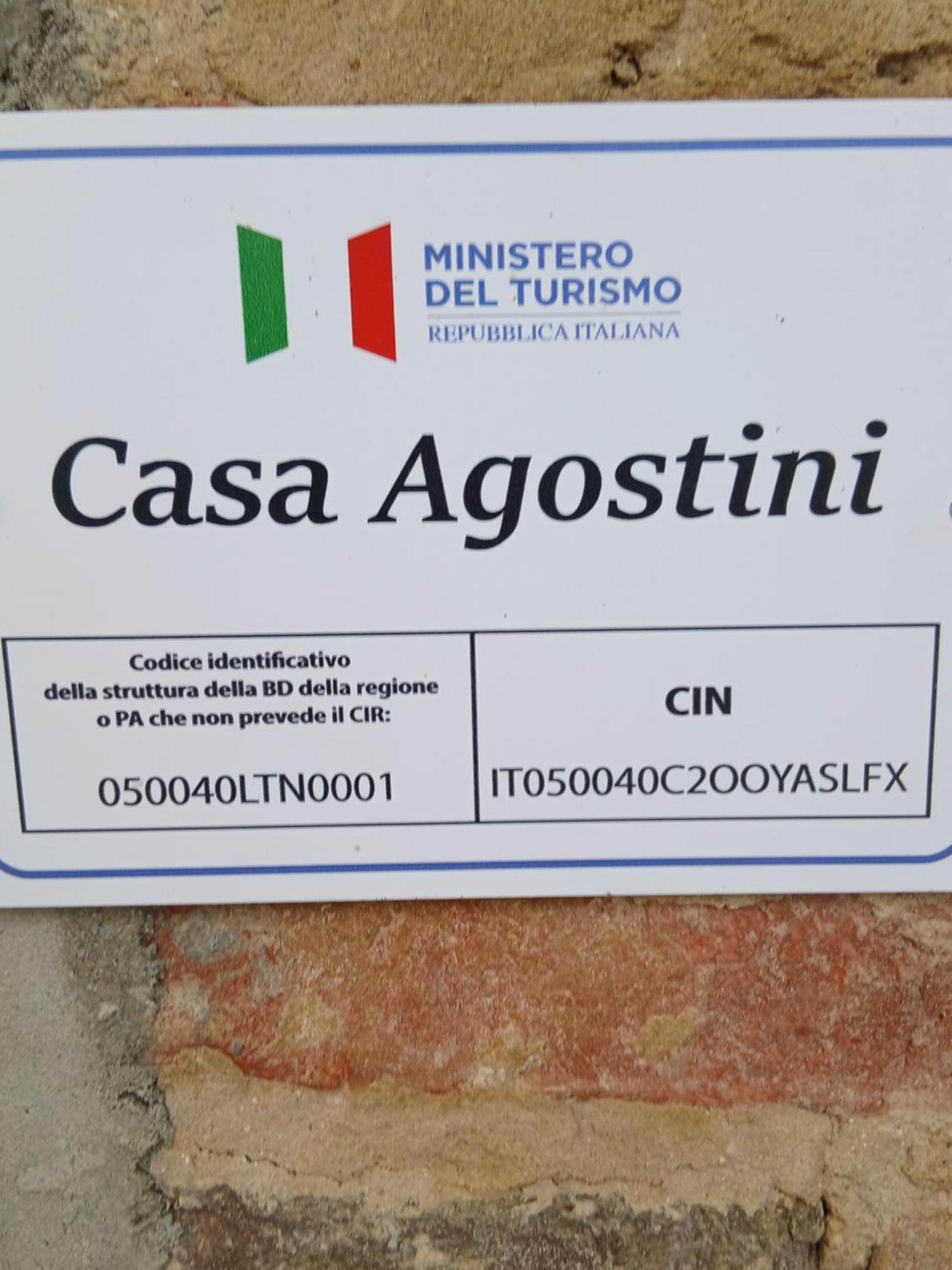 Apartmán Casa Agostini Lari Exteriér fotografie